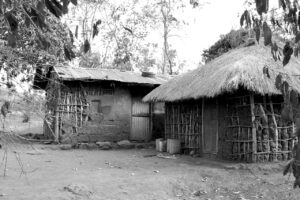 african home, uganda, village